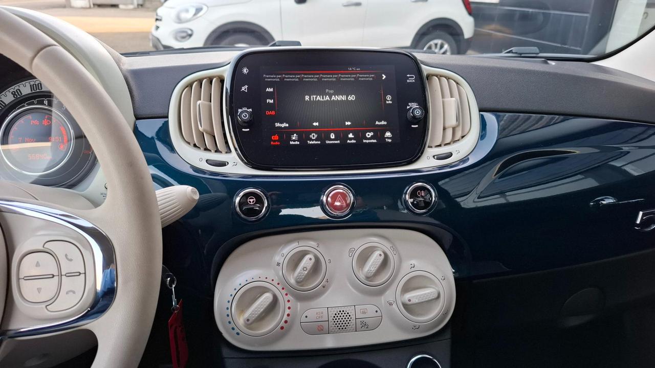 Fiat 500 1.0 hybrid Lounge 70cv