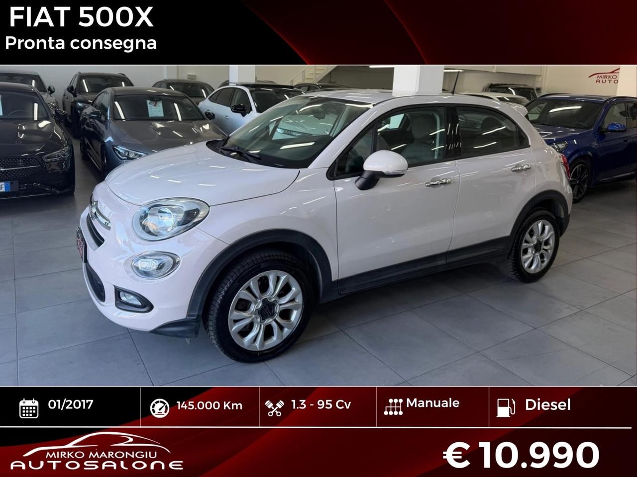 Fiat 500X 1.3 MultiJet 95 CV Lounge FINANZIABILE