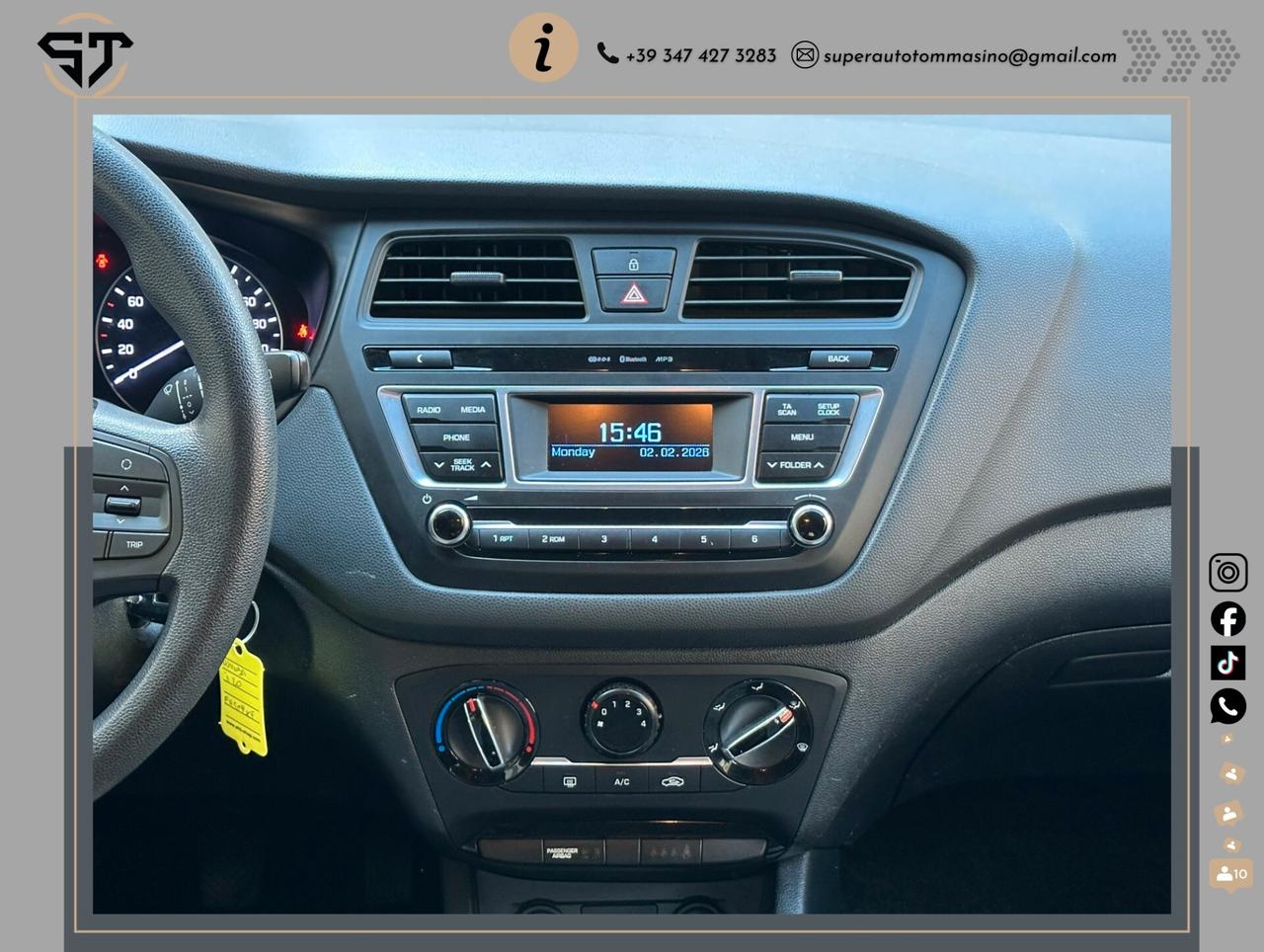 Hyundai i20 CC 1.100 CRDi 12V 5 porte