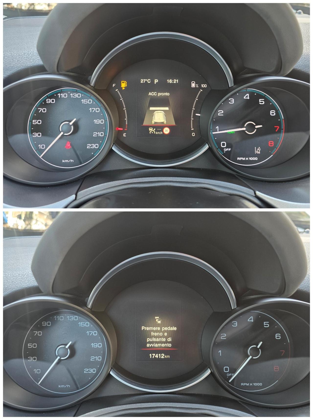 Fiat 500X 1.5 t4 Hybrid Sport 130cv DCT / FULL LED+18"+ACC