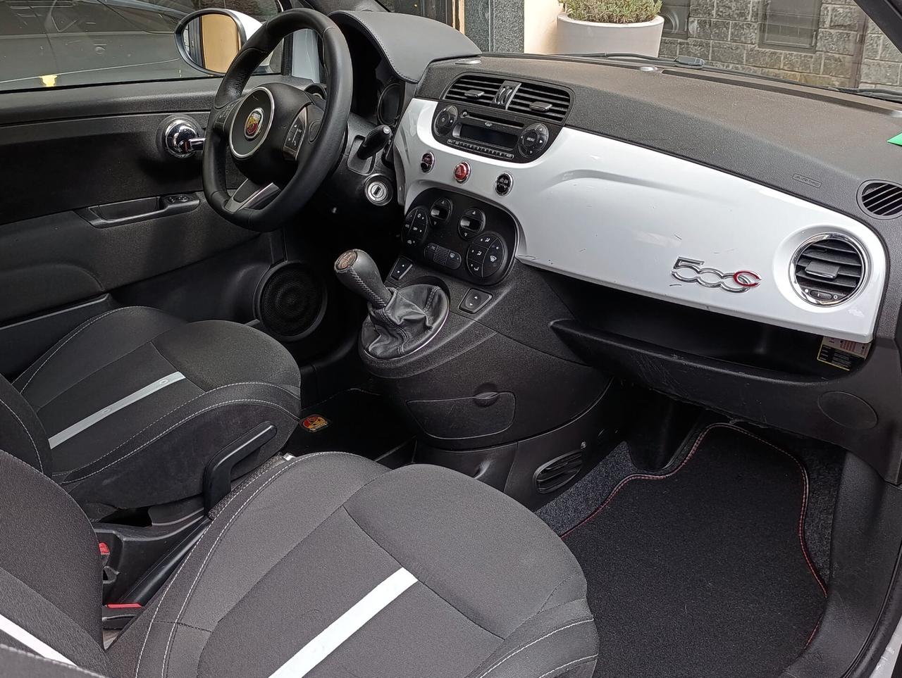 Abarth 500 C 1.4 Turbo T-Jet Bicolore Campovolo / Carrara