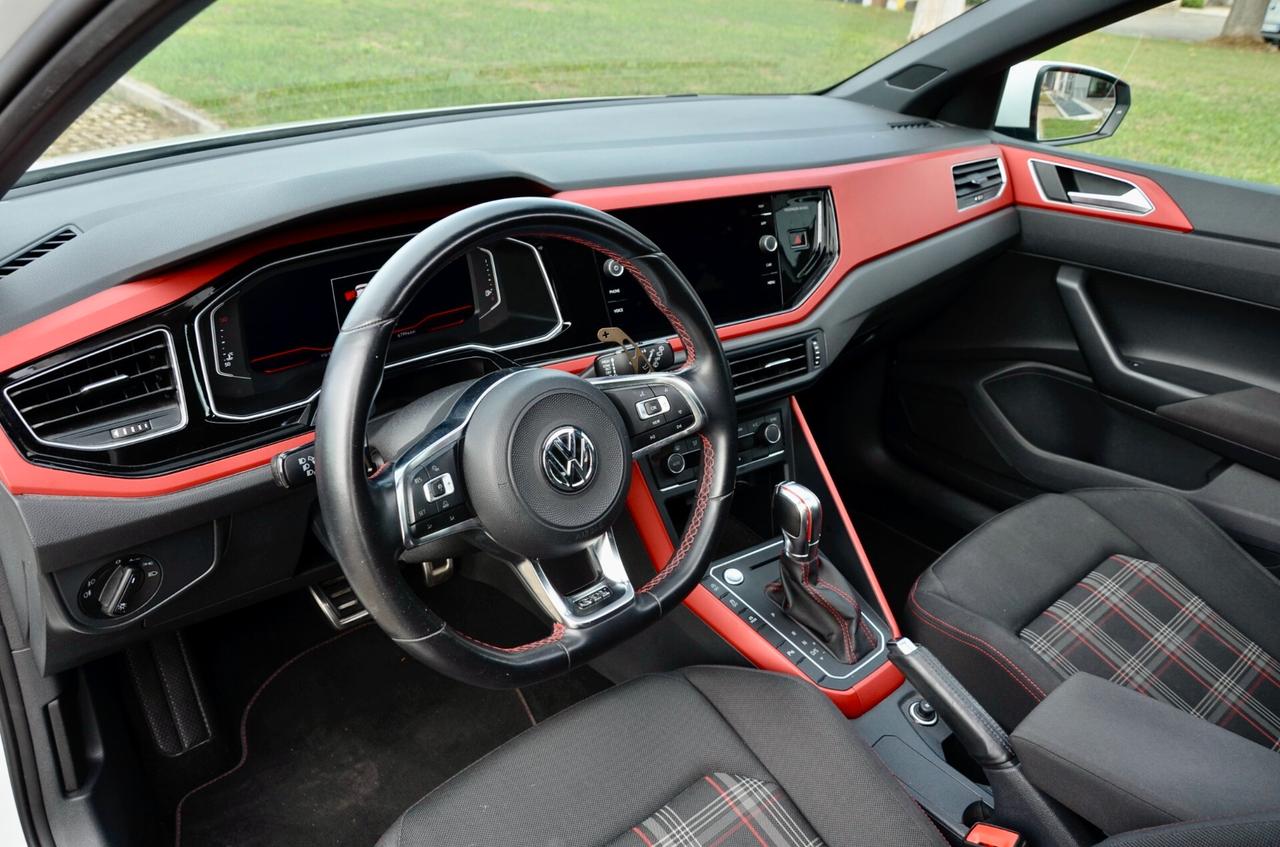 VOLKSWAGEN POLO GTI 5p 2.0 TSI 200cv DSG, UFF ITALIANA, TETTO, EURO 6D, FARI LED, APPLE ANDROID, PERMUTE