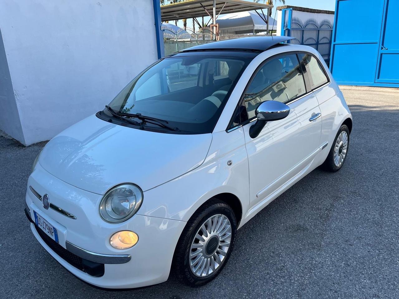 Fiat 500 Lounge 1.2 benz-tetto apri-2008