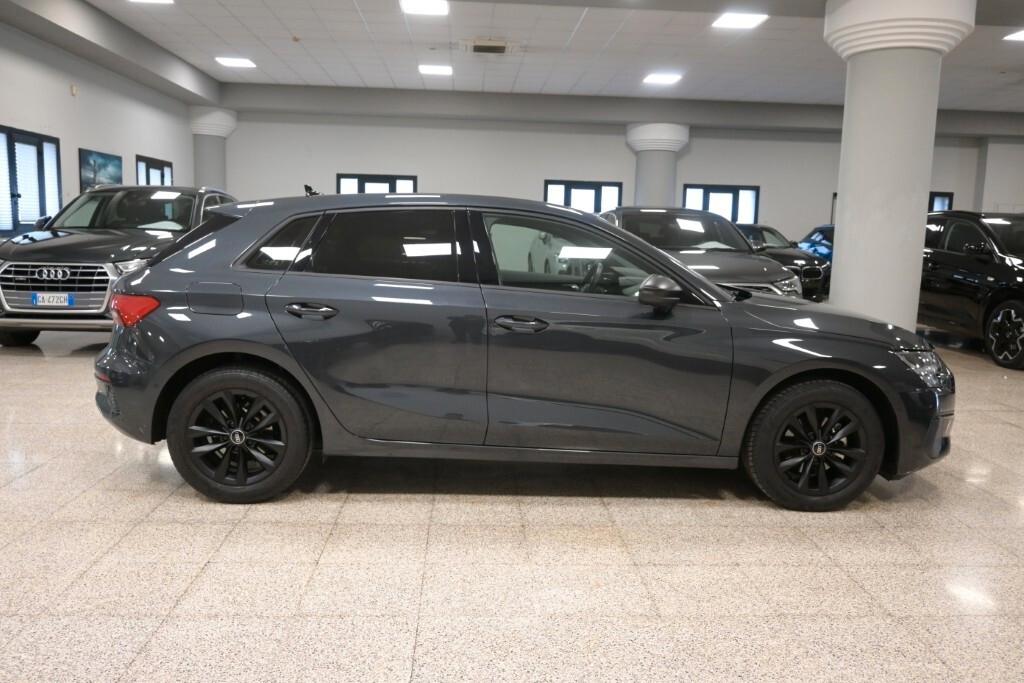 AUDI A3 SPORTBACK 30 TDI 115CV 6M. ATTRACTION ( FARI LED - VIRTUAL COCKPIT - ADAPTIVE CRUISE - NAVI - MIRROR - CLIMA BIZONA - PARK ASSIST - TELECAMERA POST. )