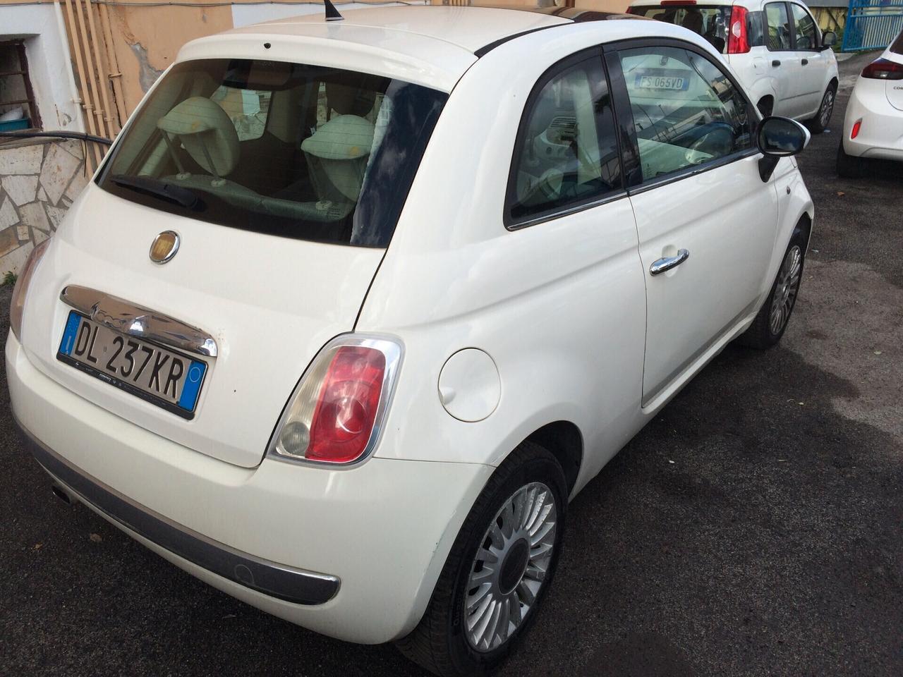 2007 Fiat 500 1.2 Lounge benzina GPL !! TAGLIANDATA CINTA DISTR.FATTA KM 206000!