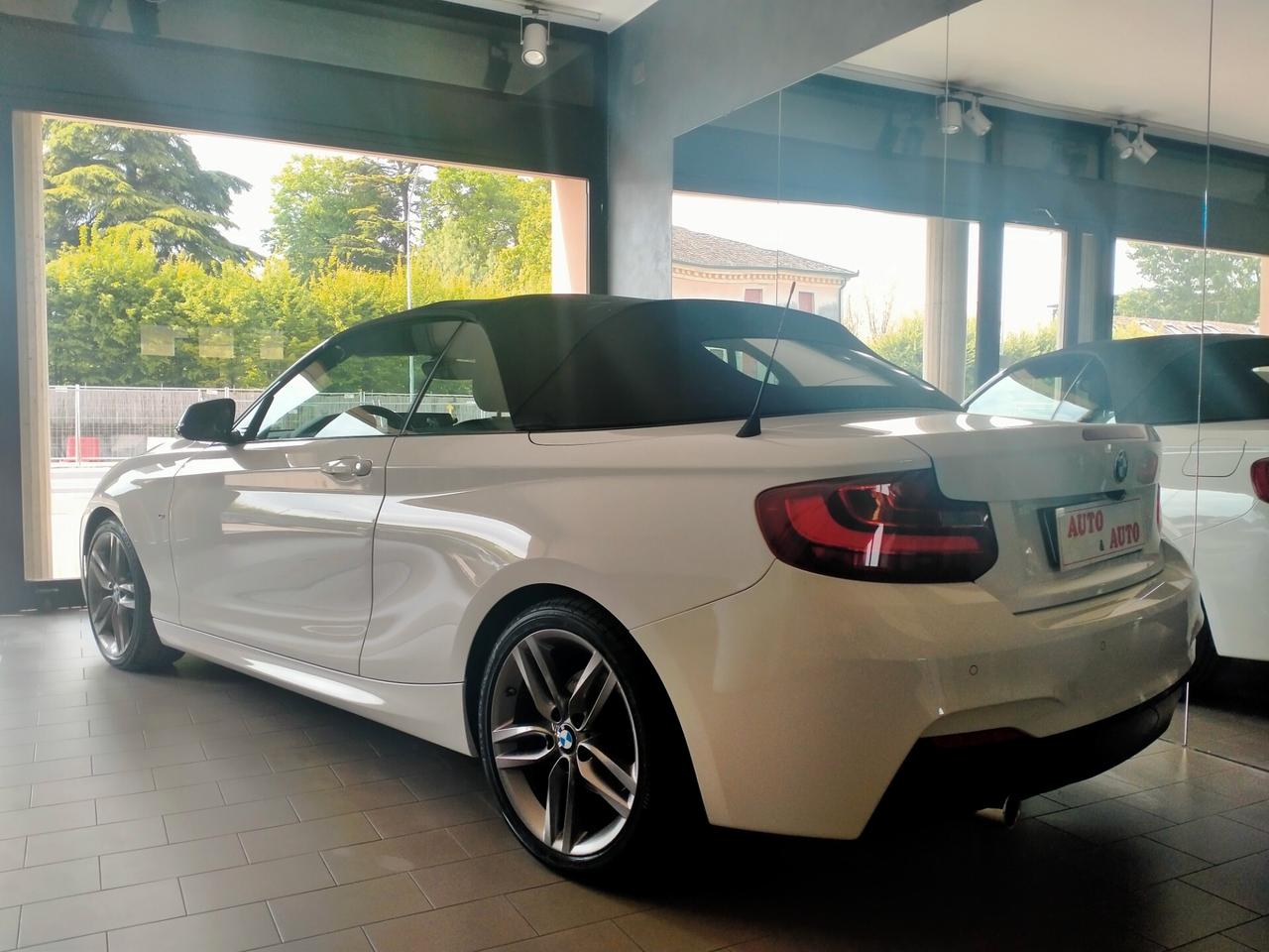 BMW 218 D CABRIO F23 150CV MSPORT STEPTRONIC / FULL SVC BMW / CAMERA