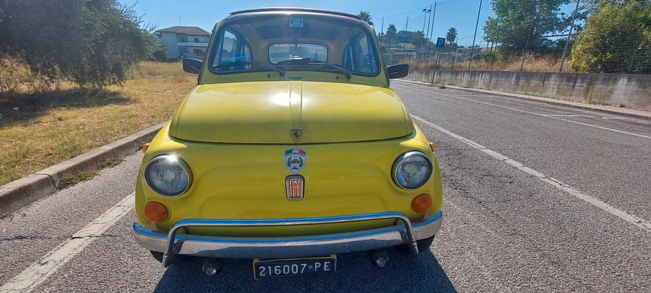 FIAT 500 TUTTA ORIGINALE CON PARECCHIE MODIFICHE TETTO APRIBILE MOTORE COME NUOVO