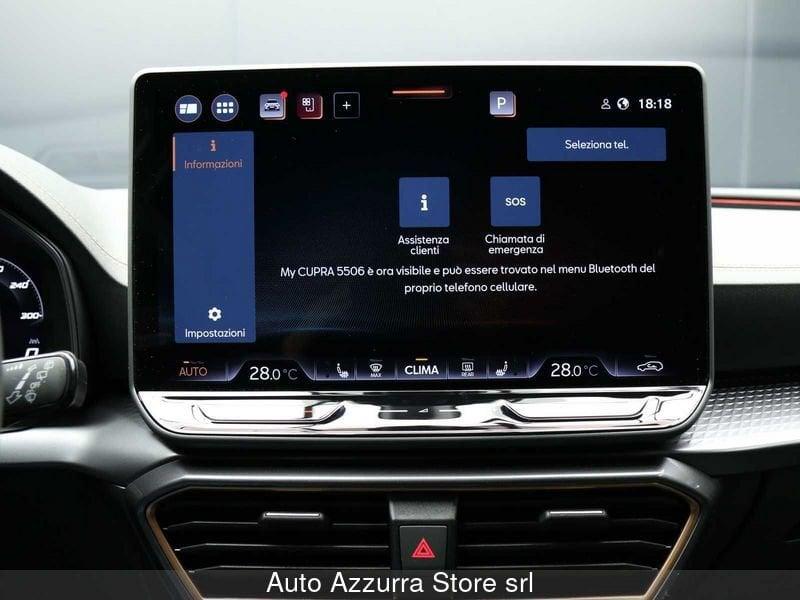 CUPRA Formentor 2.0 TSI VZ 4drive 333cv DSG *19'', 360°, VETRI, PROMO AZZURRA*