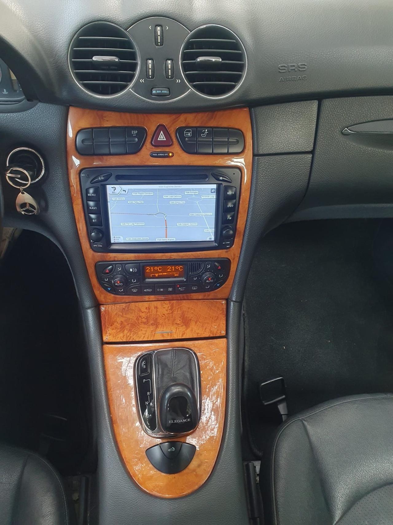 Mercedes-benz CLK 200 CABRIO Kompressor ASI + CRS AUTOMATICA