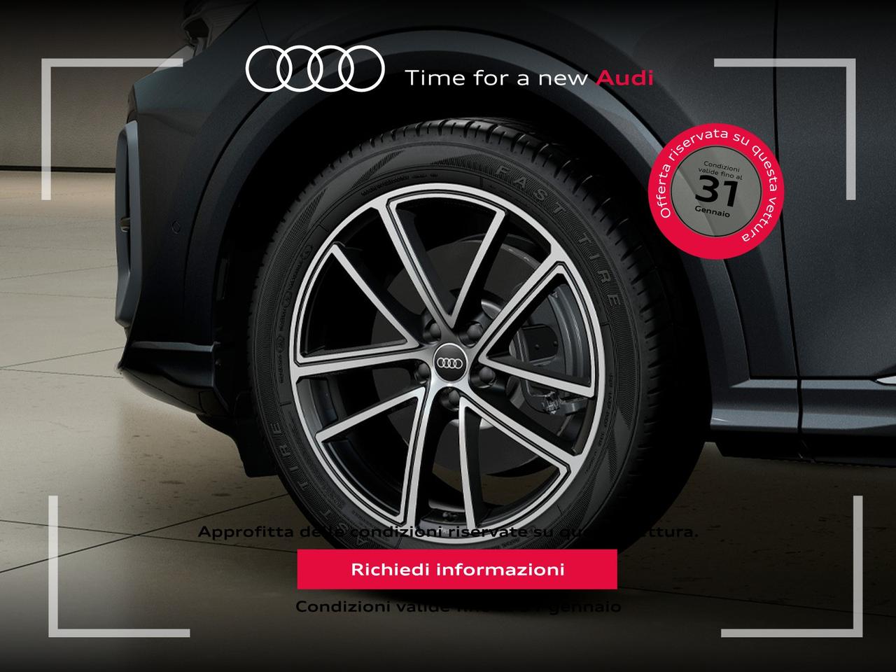 Audi Q5 sportback 2.0 tdi mhev+ s line edition quattro 204cv s-tronic