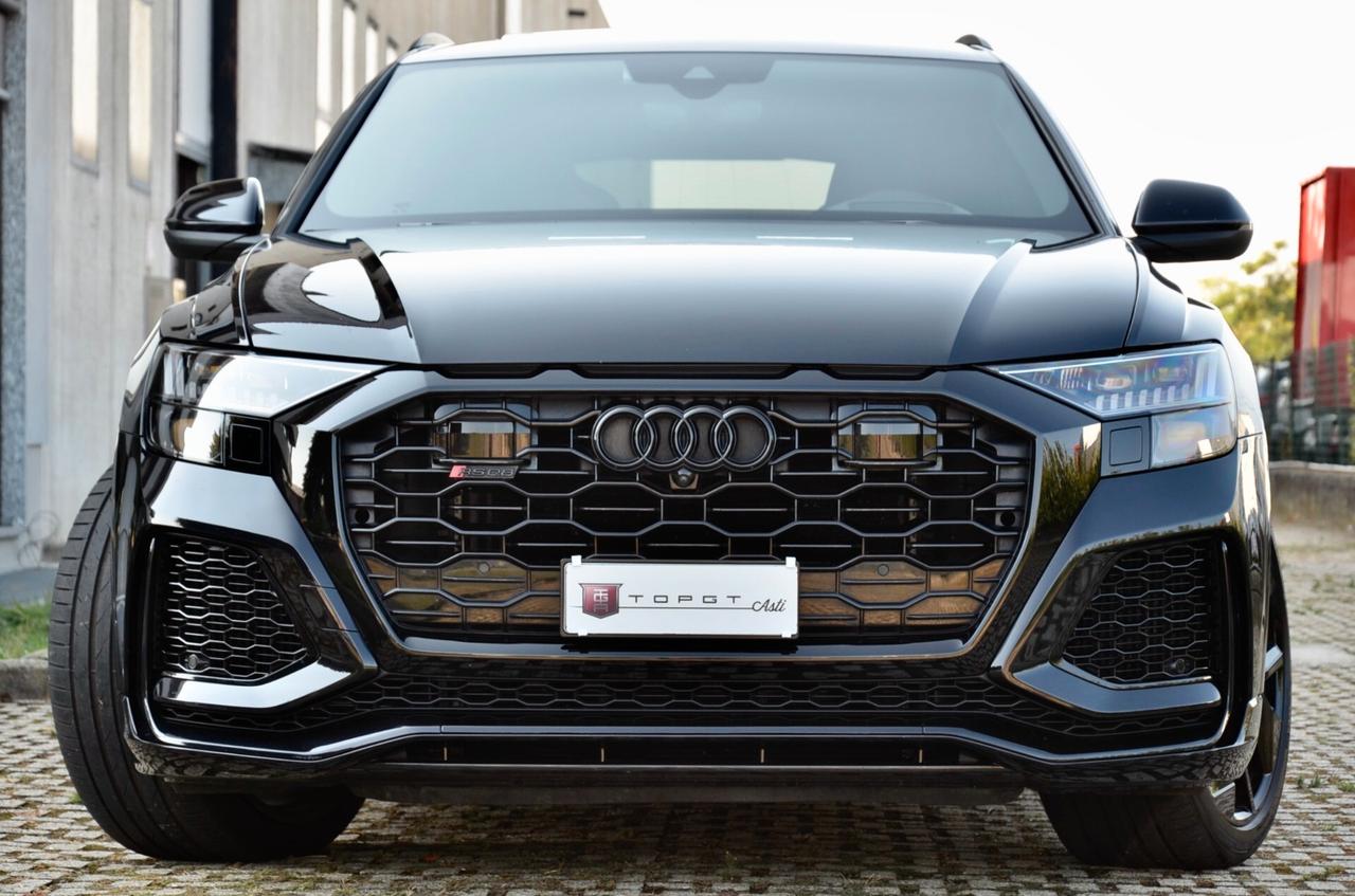 AUDI RS Q8 4.0 MHEV QUATTRO 600cv TIPTRONIC, SERVICE UFF AUDI, TETTO, MATRIX, HI-FI BANG&OLUFSEN, GANCIO TRAINO, EURO 6D, PERMUTE