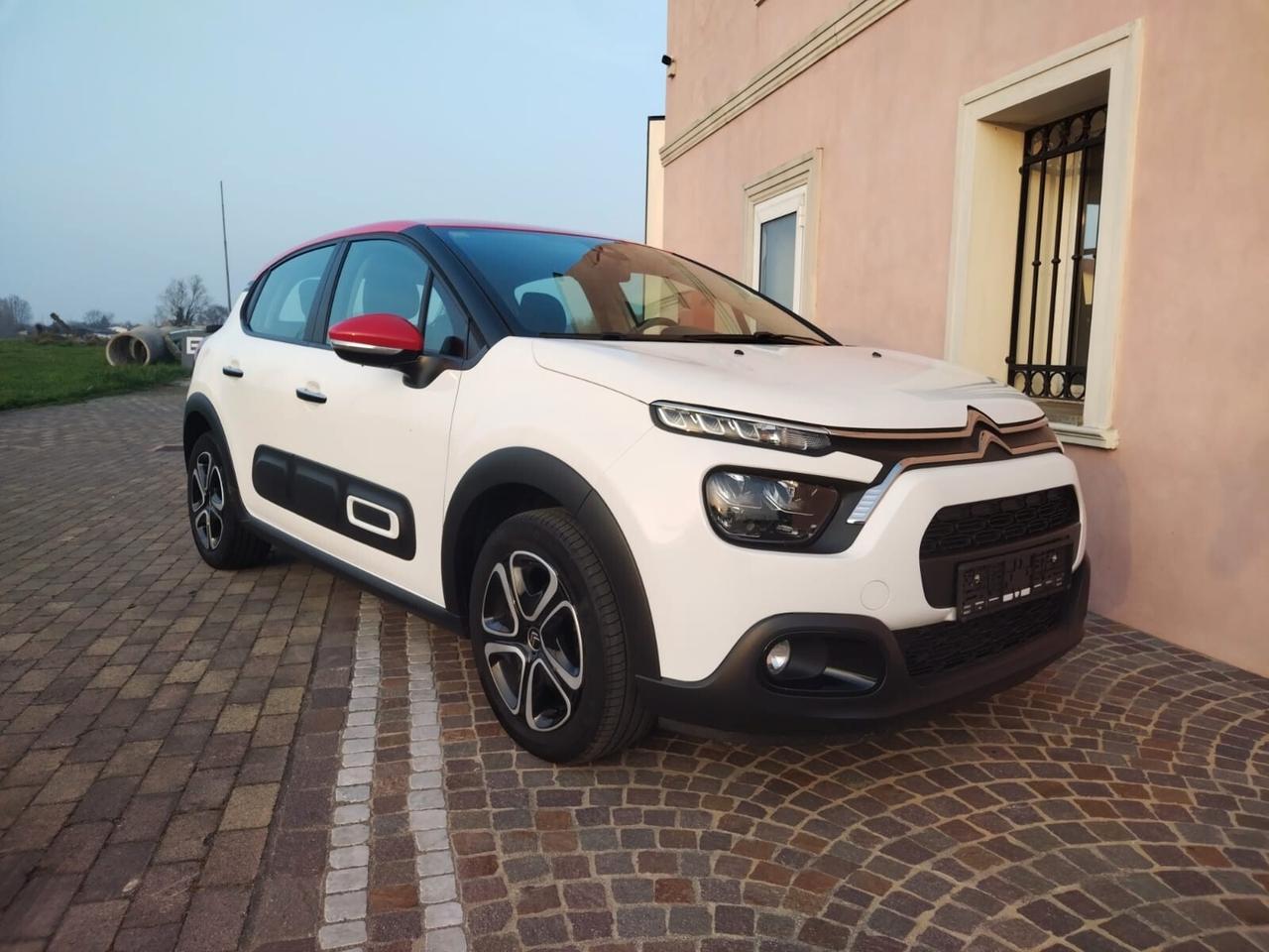 Citroen C3 Shine tetto rosso