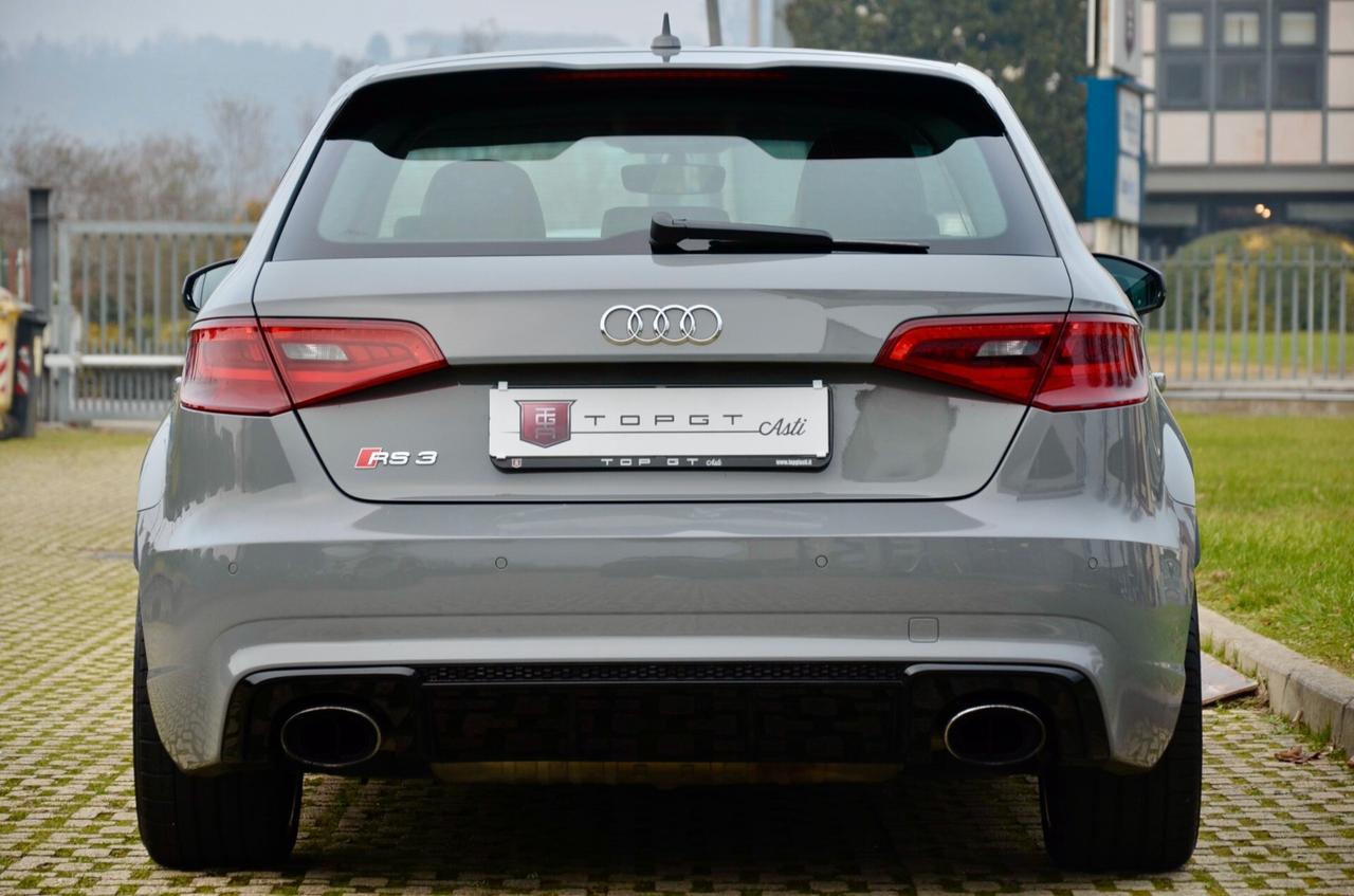 AUDI RS3 SPB 2.5 TFSI QUATTRO S-TRONIC 367cv, ECCELLENTI CONDIZIONI, PRIMA VERNICE, TUTTI SERVICE UFF AUDI, UFF ITALIANA, SCARICO RS, PERMUTE