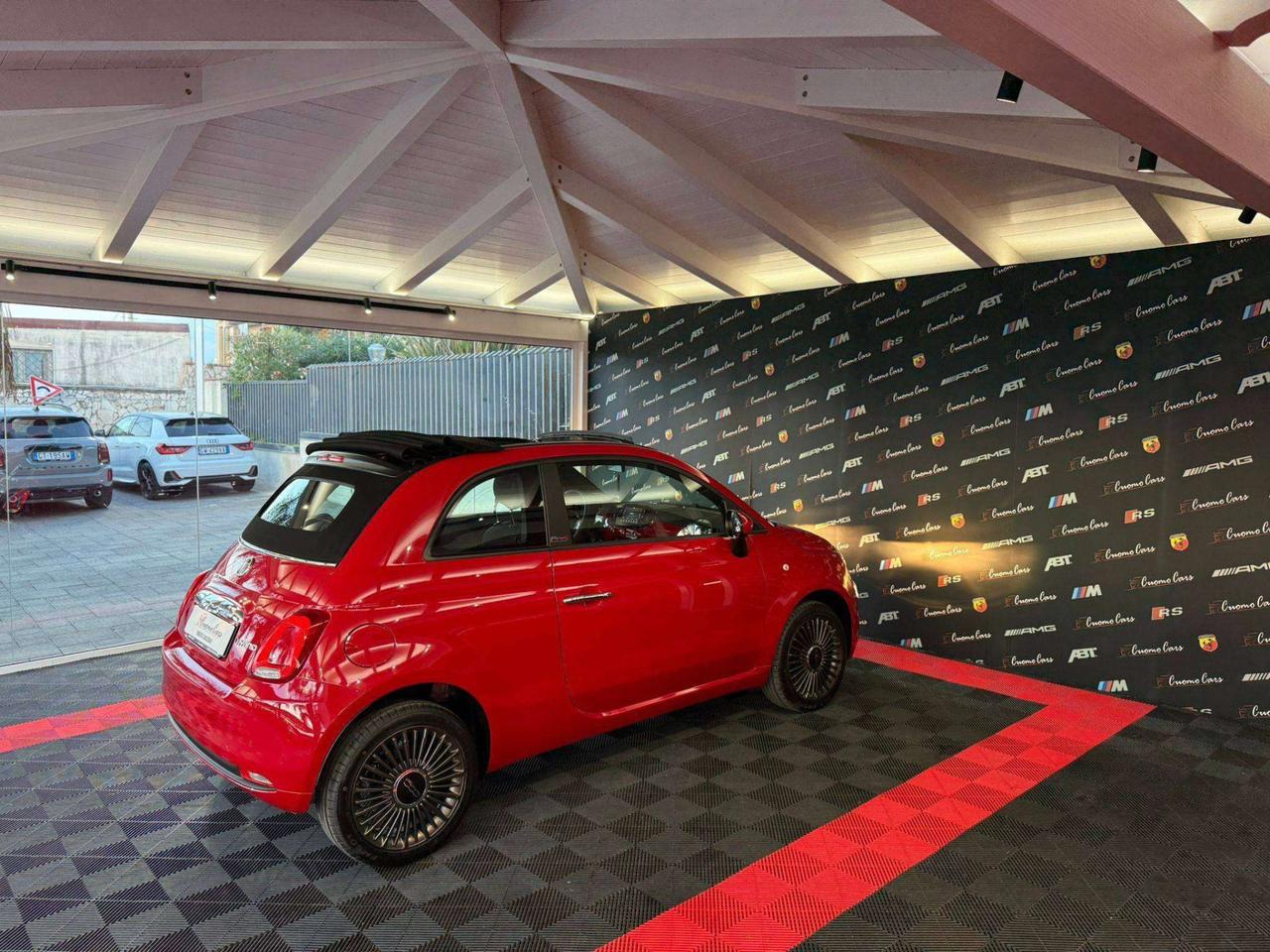 Fiat 500C 1.0 Hybrid Red