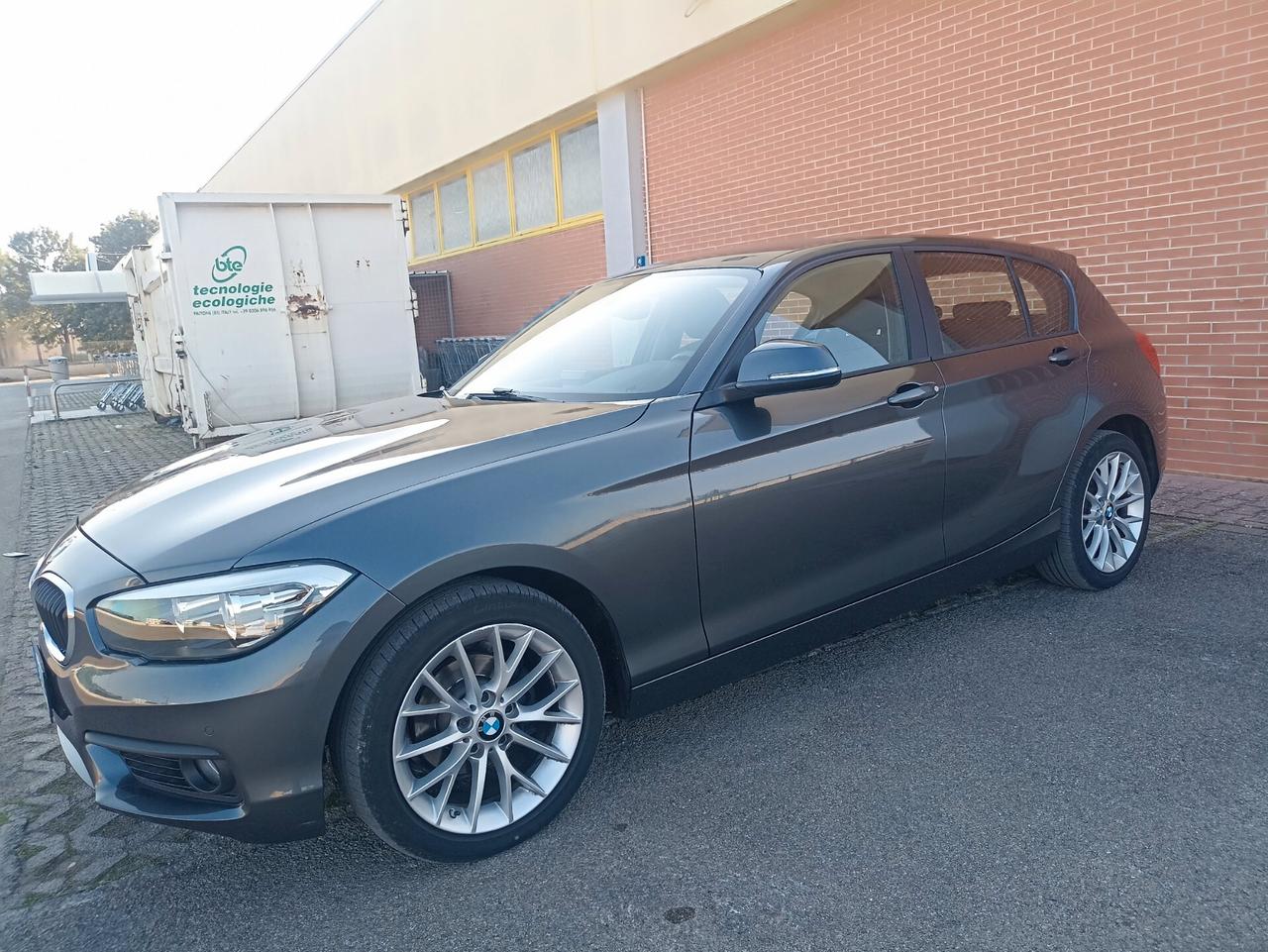 BMW SERIE 1 DIESEL 150cv MANUALE 05/2018 KM120.000 LED/NAV/SENS ANT/ POST