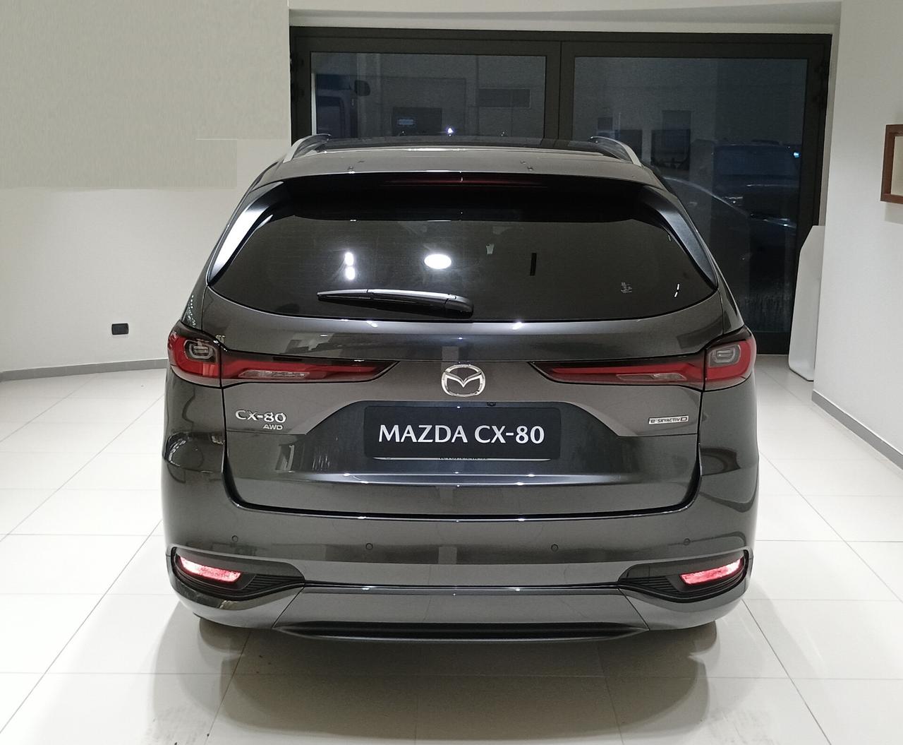 Mazda CX-80 3.3L e-Skyactiv D M Hybrid AWD Homura Plus Km 0 - Prezzo di Listino €. 76.540,00 - Promozione Mese di Settembre Prezzo €. 62.500,00 Anticipo €. 17.500,00 Finanziamento €. 45.000,00 N. 48 Rate da €. 625,00 Più Maxi Rata da €. 27.24