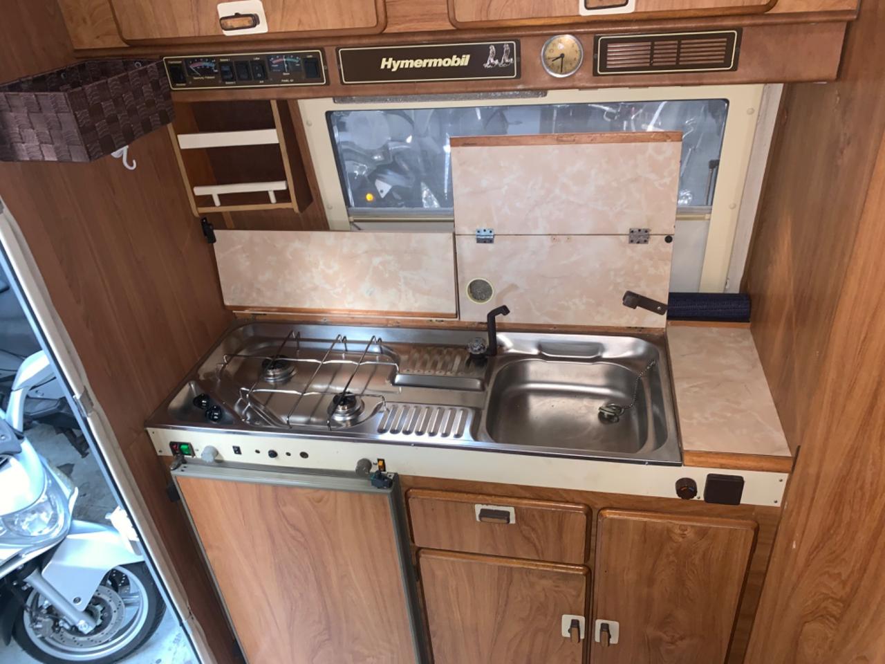 Fiat ducato Hymer 544 2.5cc turbo idrog. porta moto