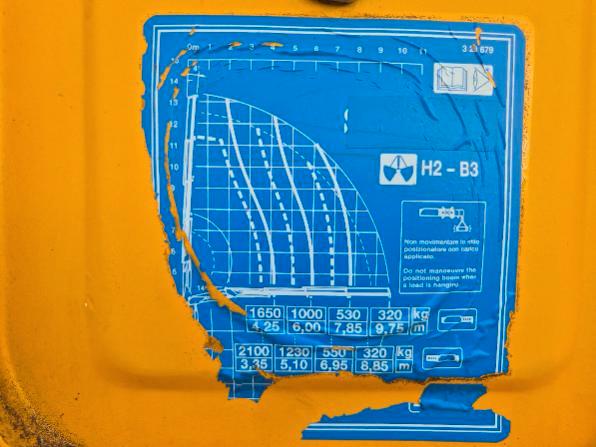 Renault M 180 GRU 14 mt - Ribaltabile trilaterale