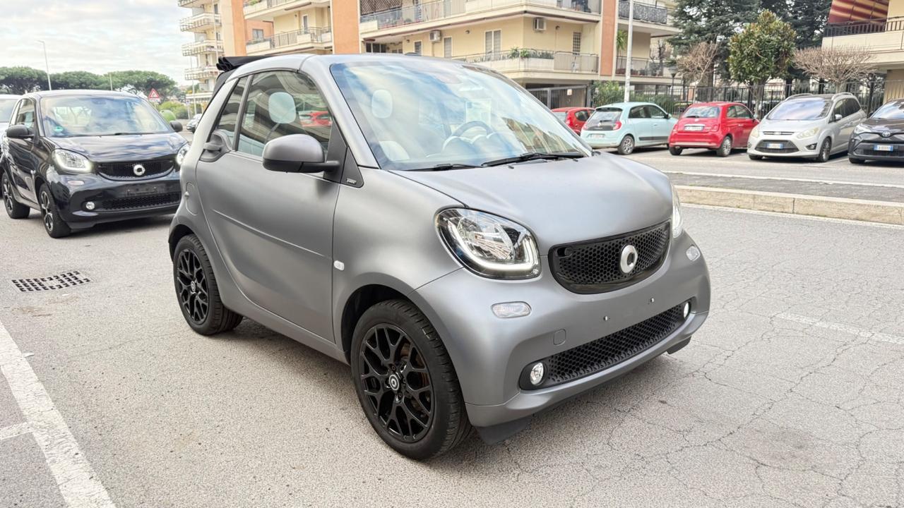 Smart ForTwo 70 1.0 twinamic cabrio Passion LED PDC BLUETOOTH CERCHI 16 PACK SPORT PDC