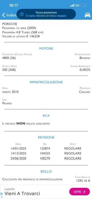 Porsche Panamera 4.8 Turbo