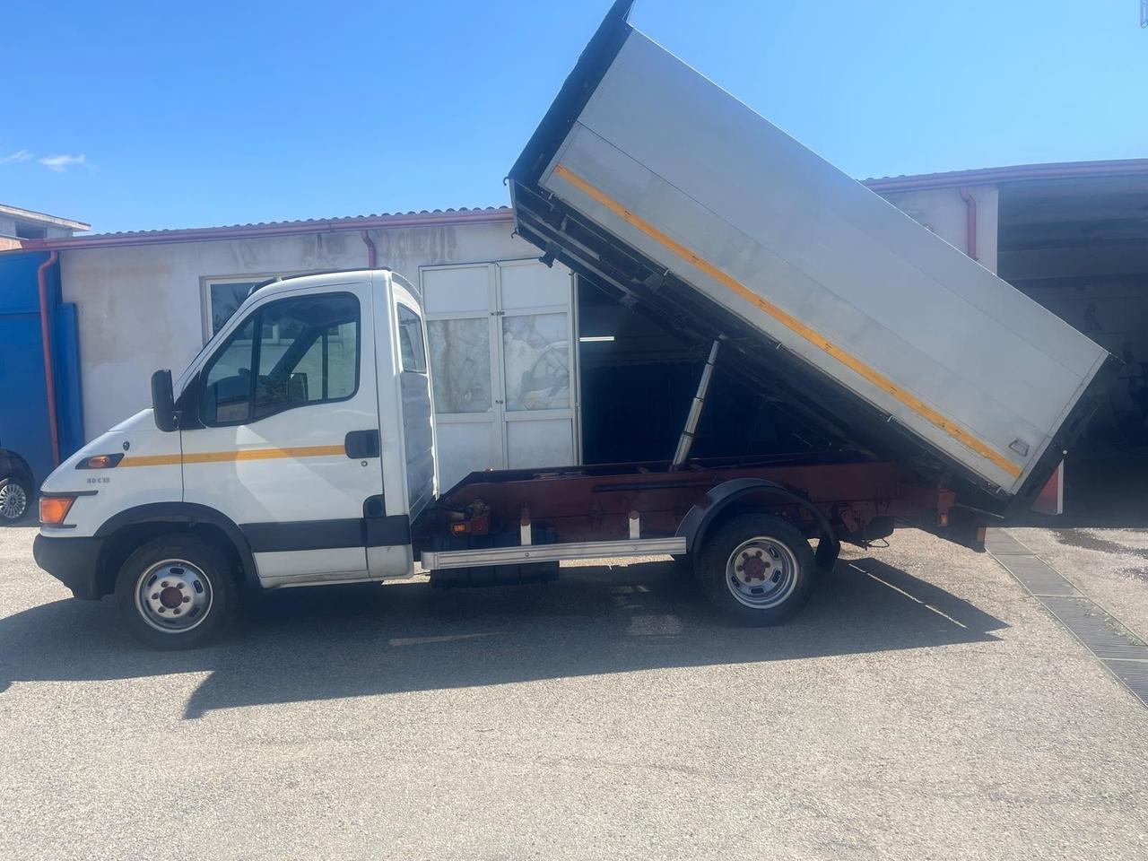 Iveco Daily 50c13 cassone ribalt/tril-2002
