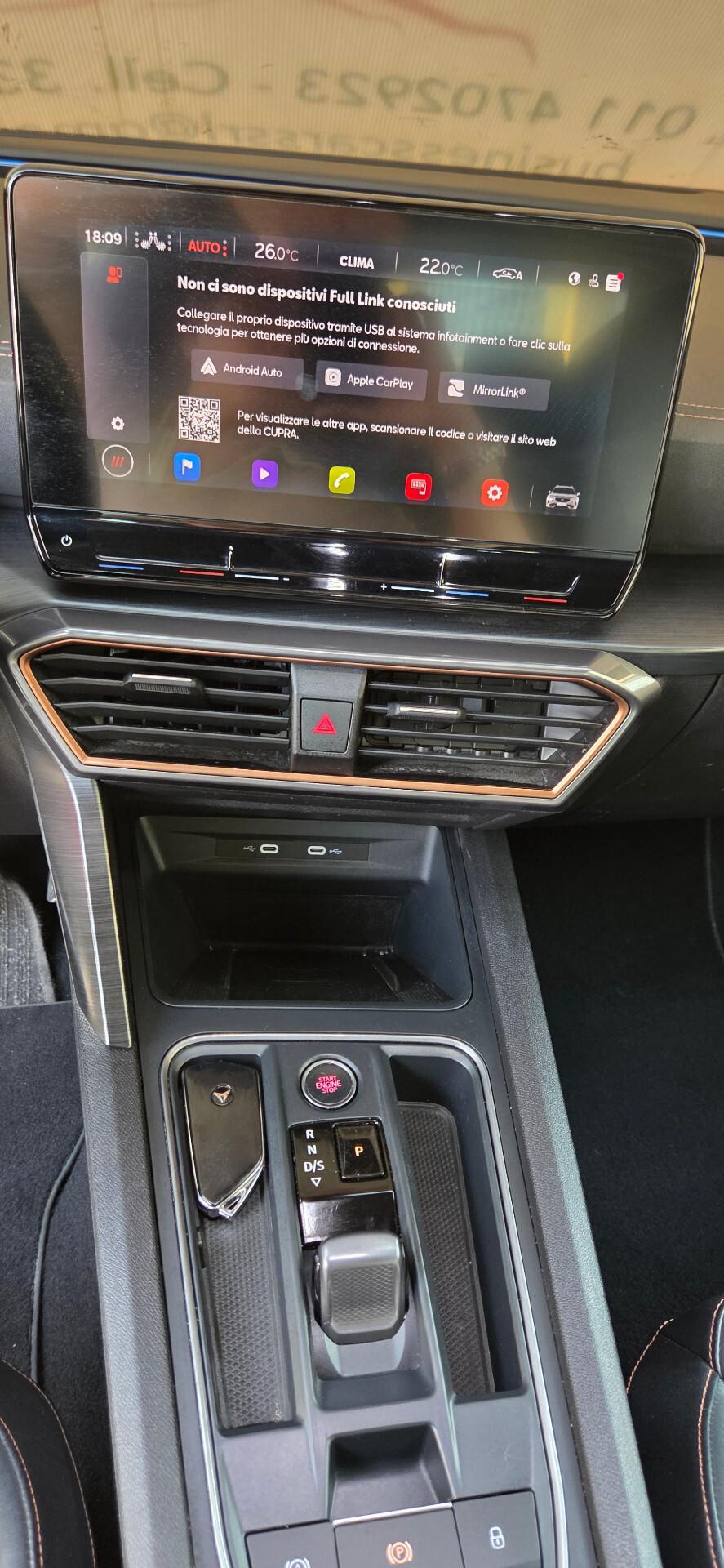 Cupra Formentor 2.0 TSI 4Drive DSG 190 CV KM. 44.000 -UNICO PROPRIETARIO!