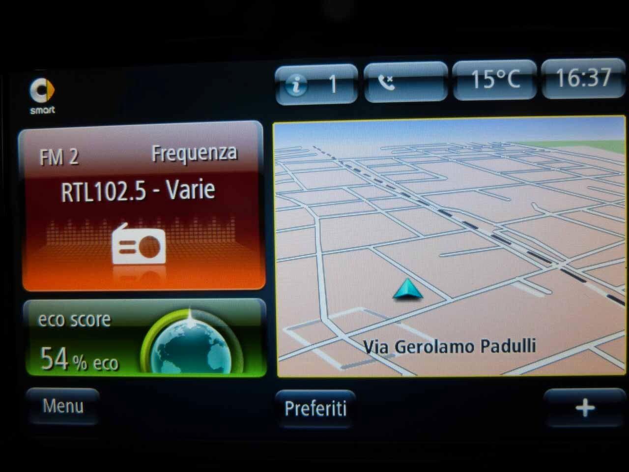 Smart ForTwo 70 1.0 twinamic Youngster 2018 Navi/tetto Panorama/Pelle