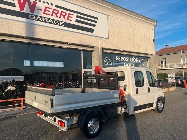 Fiat Ducato 35 DOPPIA CABINA ( 6 POSTI) + GRU 2.3 MJT 130CV MAXI PT 822 KG