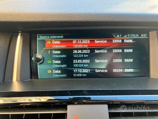 BMW X4 2.0d xdrive 190cv UFF ITA certif BMW servic
