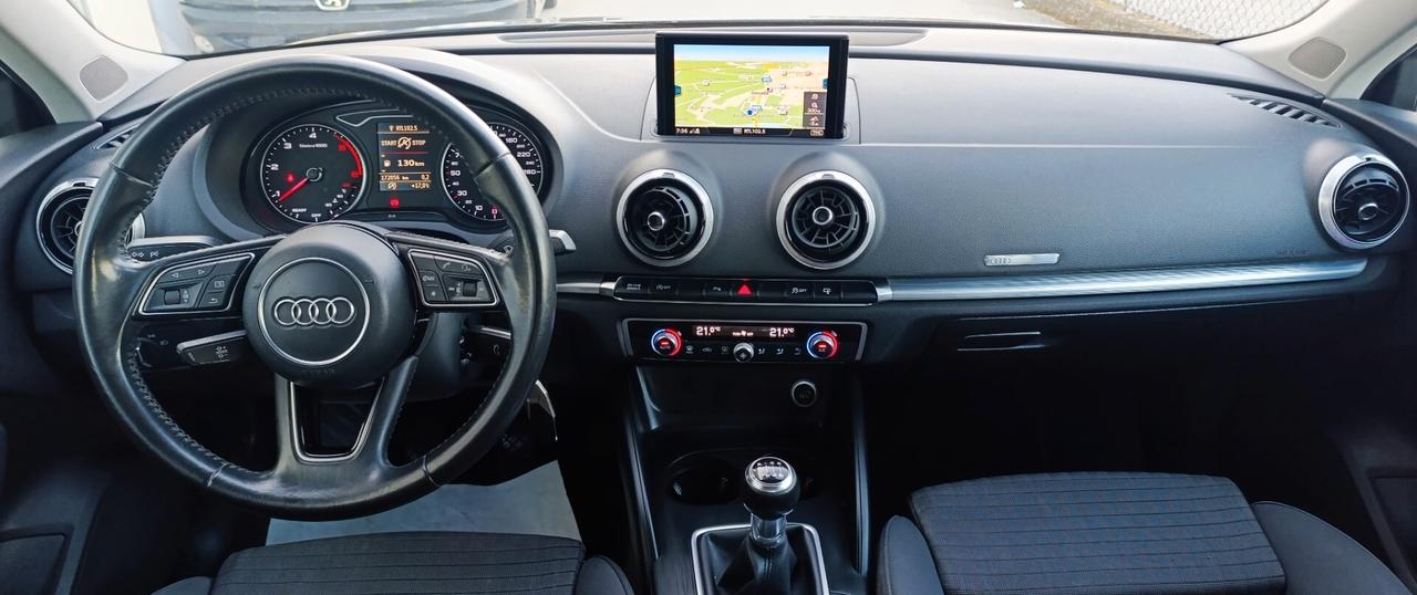 Audi A3 SPB 1.6 TDI 110cv Sport - Uniproprietario - Service completo