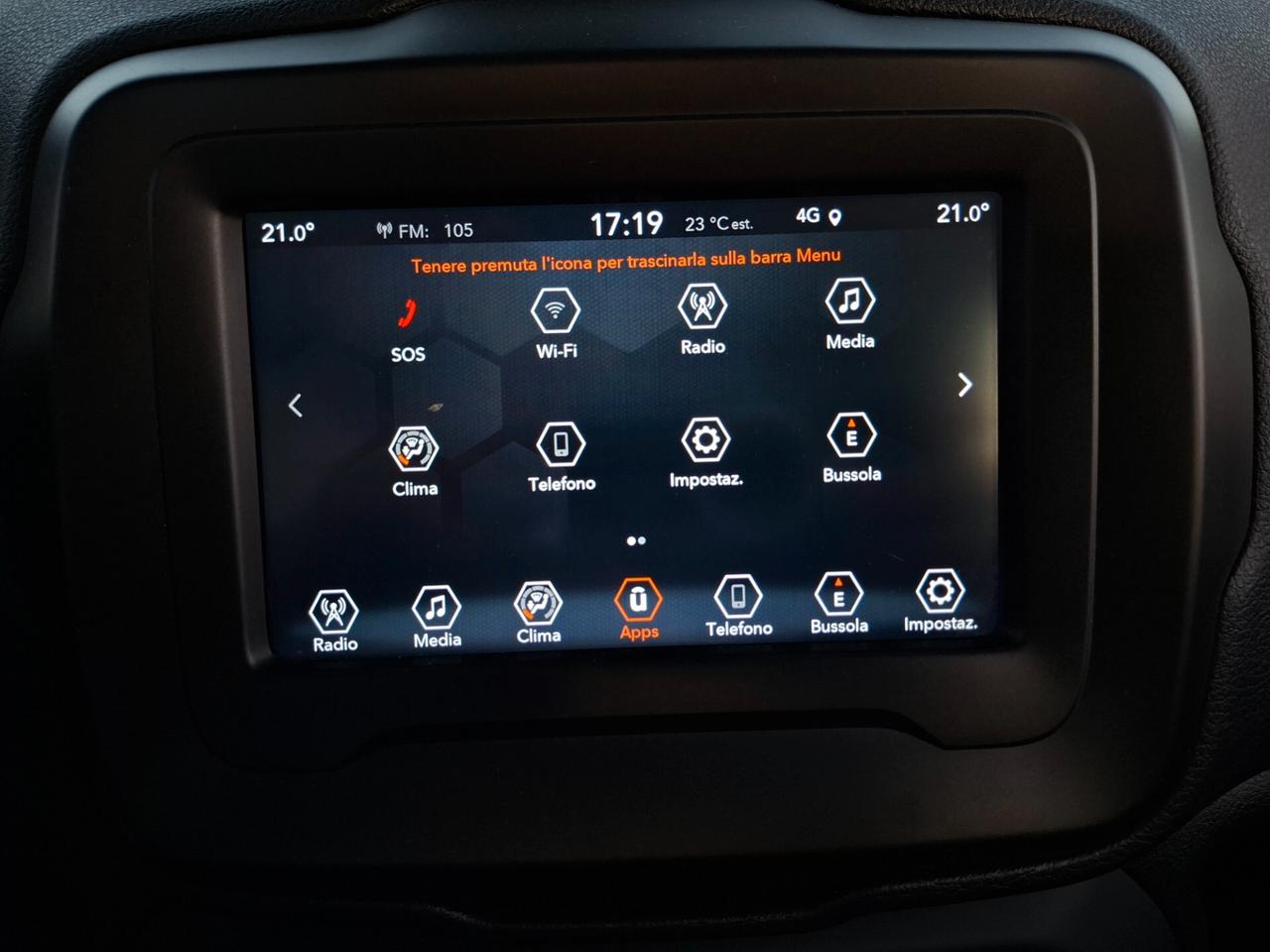 JEEP RENEGADE 1.6 M-JET 130cv-LIMITED* CRUISE-CERCHI *