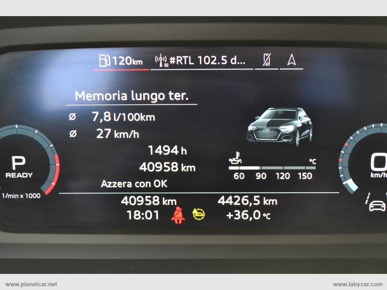 AUDI A3 SPB 35 TFSI S tronic S line edition