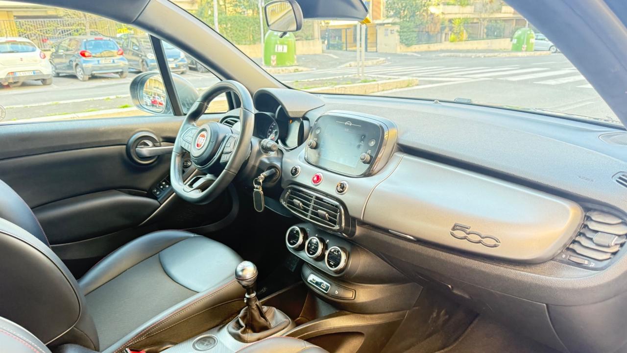 Fiat 500X 1.0 T3 120 CV Sport LED KAMERA NAVI CAR PLAY BLUETOOTH PDC PELLE CERCHI 18 BRACCIOLO