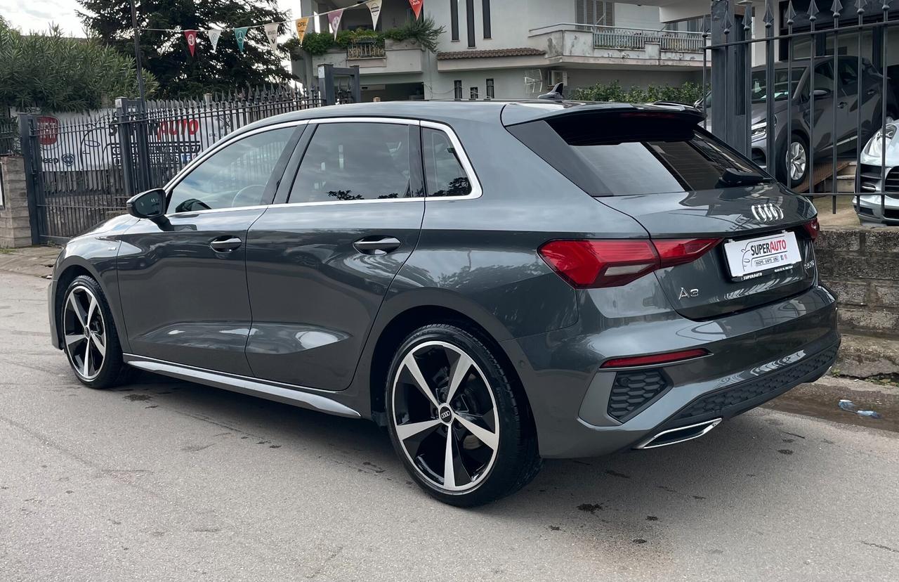 AUDI A3 SPB 2.0 TDI 116CV s-tronic S LINE EDITION