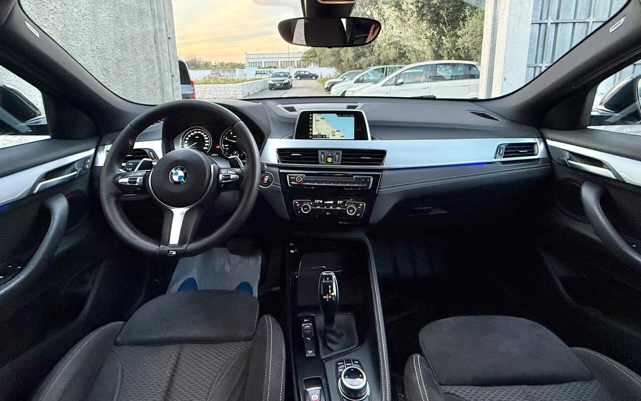 Bmw X2 xDrive20d Msport,LED multicolore,alcantara con cuc.gialle,cerchi neri,FULL OPTIONAL