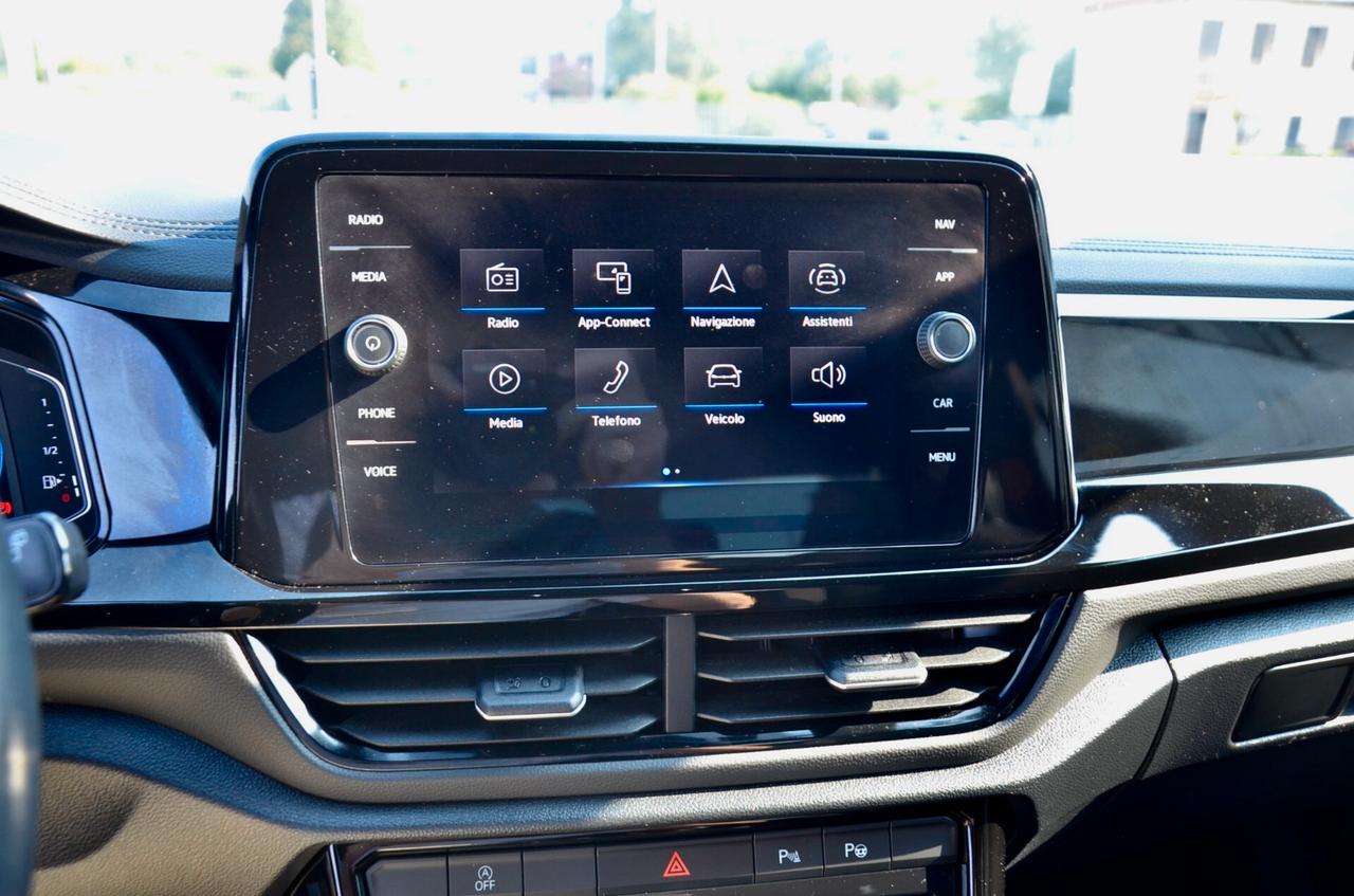 VW T-ROC 1.0 TSI STYLE 110cv, UNICOPROPRIETARIO, GARANZIA VW 9/2027, UFF ITALIANA, SERVICE VW, BLACK PACK, FARI IQ LED, PERMUTE
