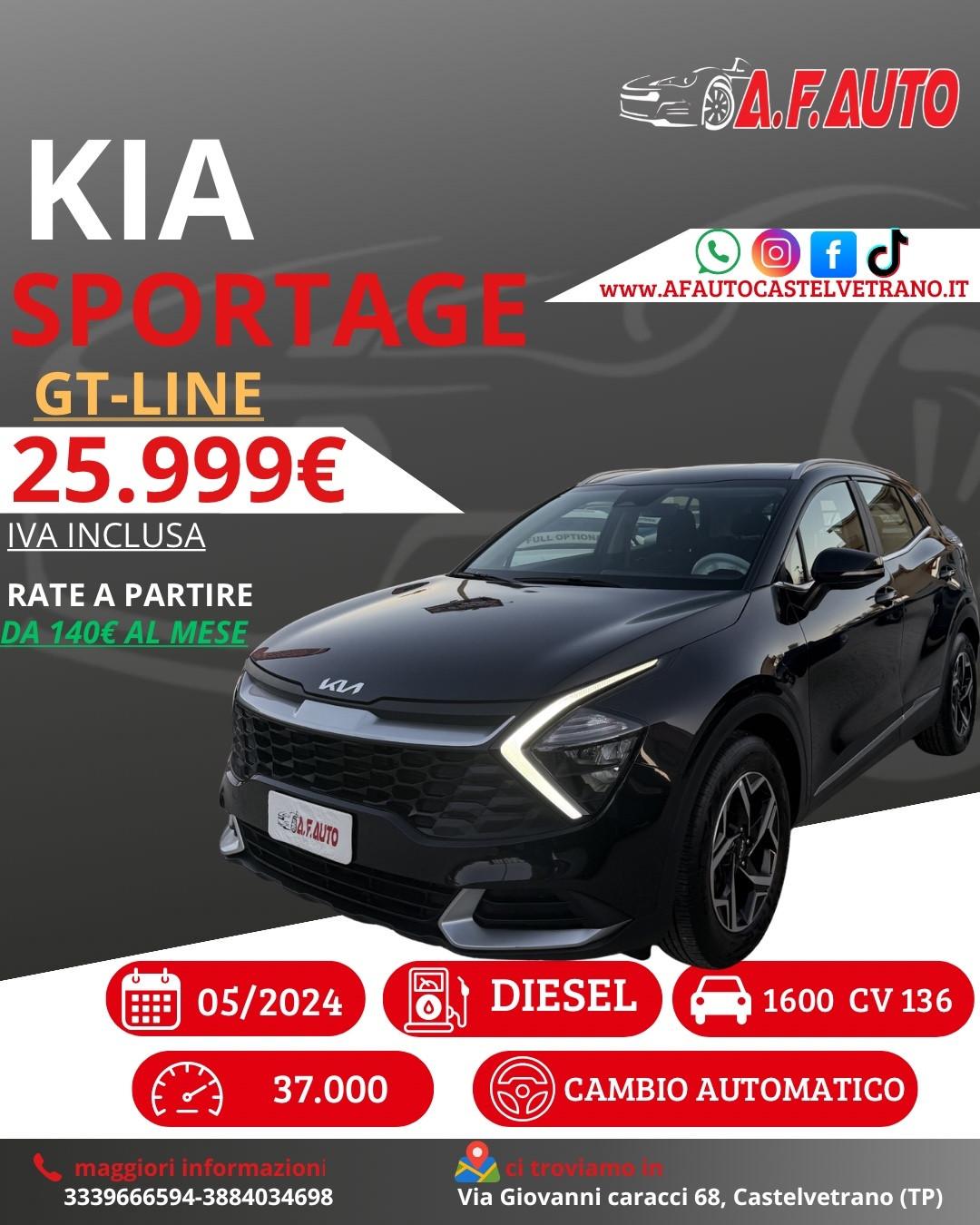 Kia Sportage 1.6 CRDi MHEV GT-line