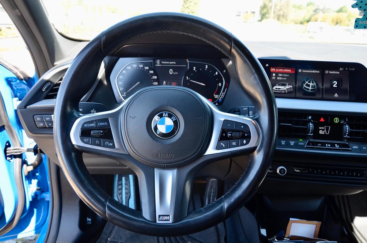 BMW 116d MSPORT 116cv AUTO, SERVICE BMW, UFF ITALIANA, EURO 6D, NAVI, APPLE ANDROID, PERMUTE