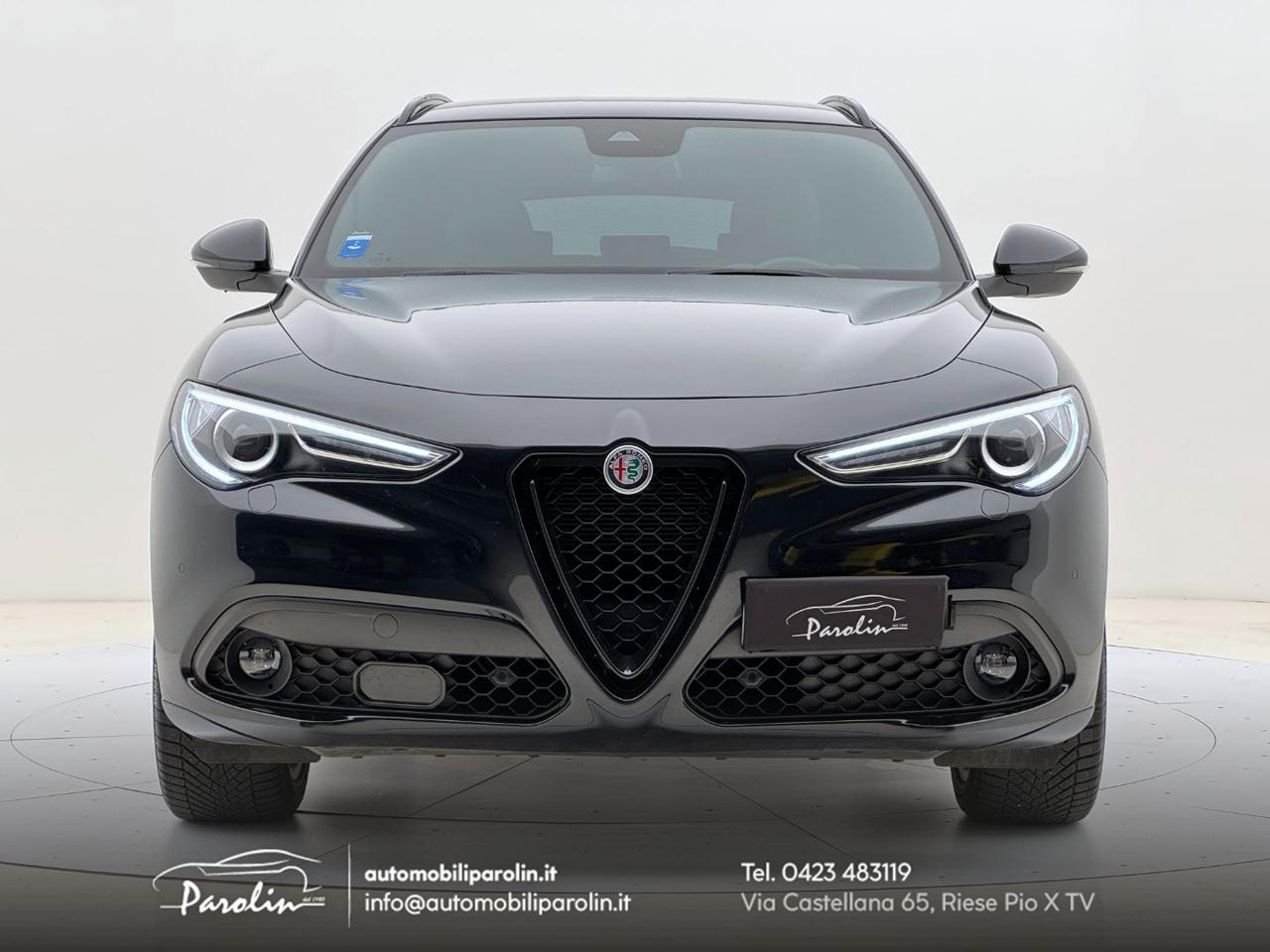ALFA ROMEO Stelvio 2.2 Turbodiesel 210 CV AT8 Q4 Veloce total Black