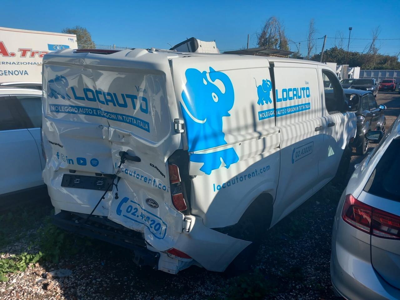 Ford Transit CUSTOM ANNO 2024 SINISTRATO