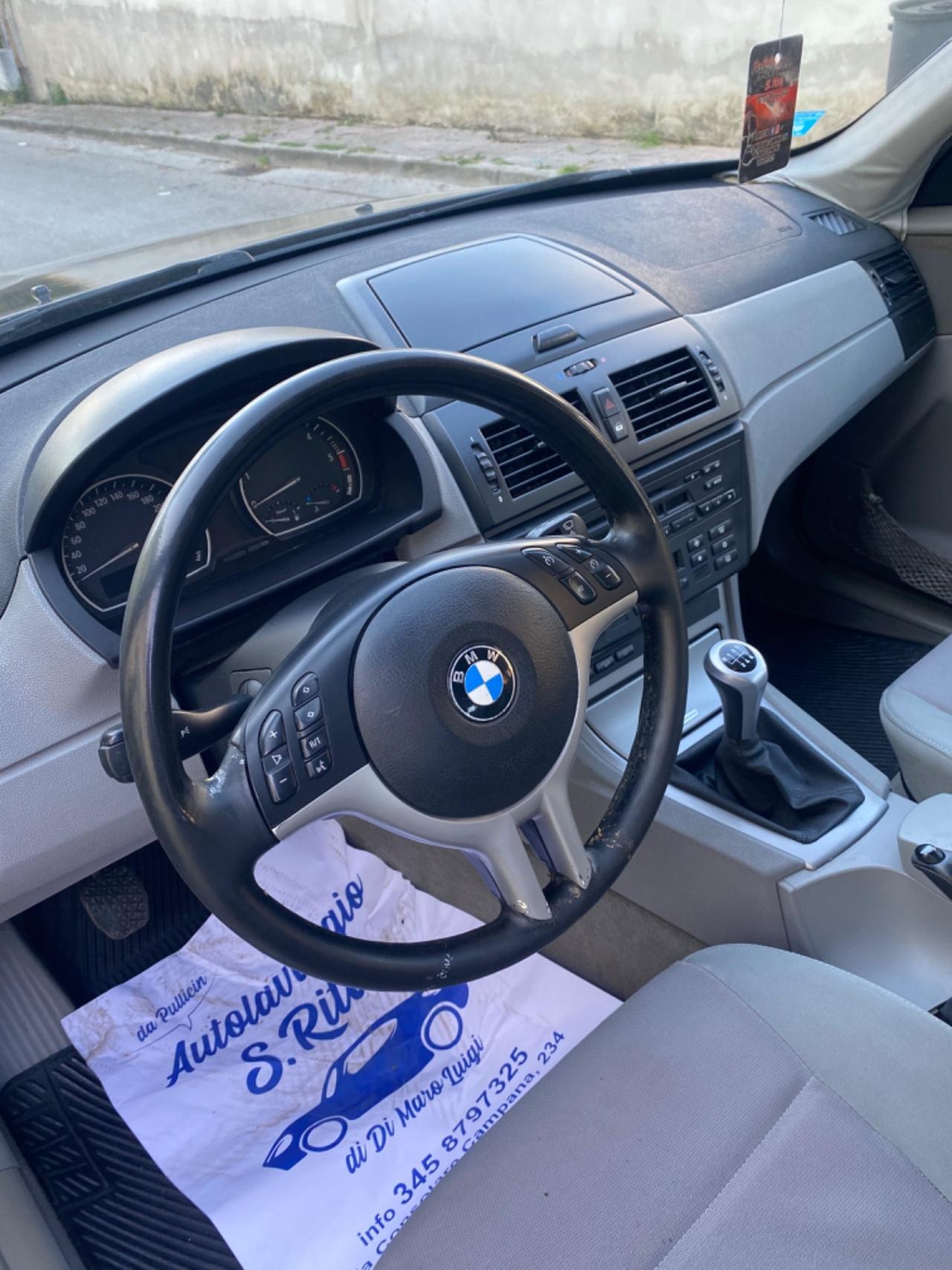 Bmw X3 2.0d 4WD Anno 2005 TAGLIANDATA