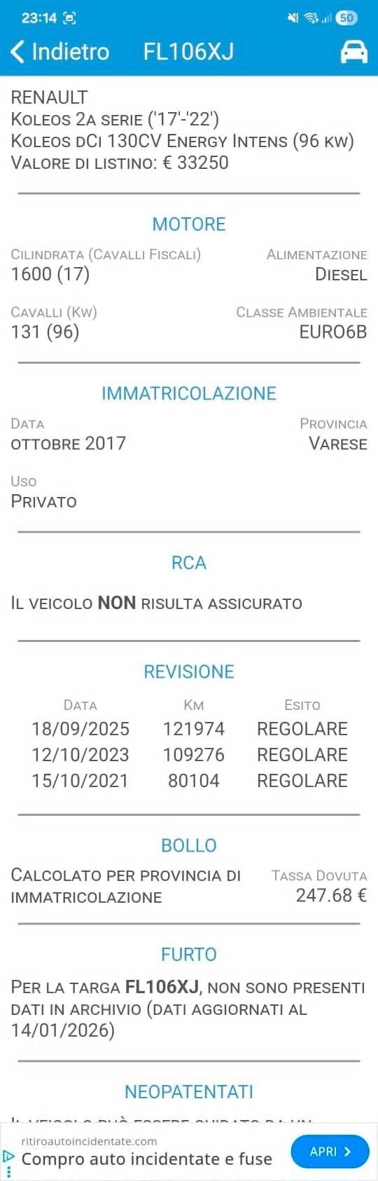 Renault Koleos dCi 130CV Energy Intens