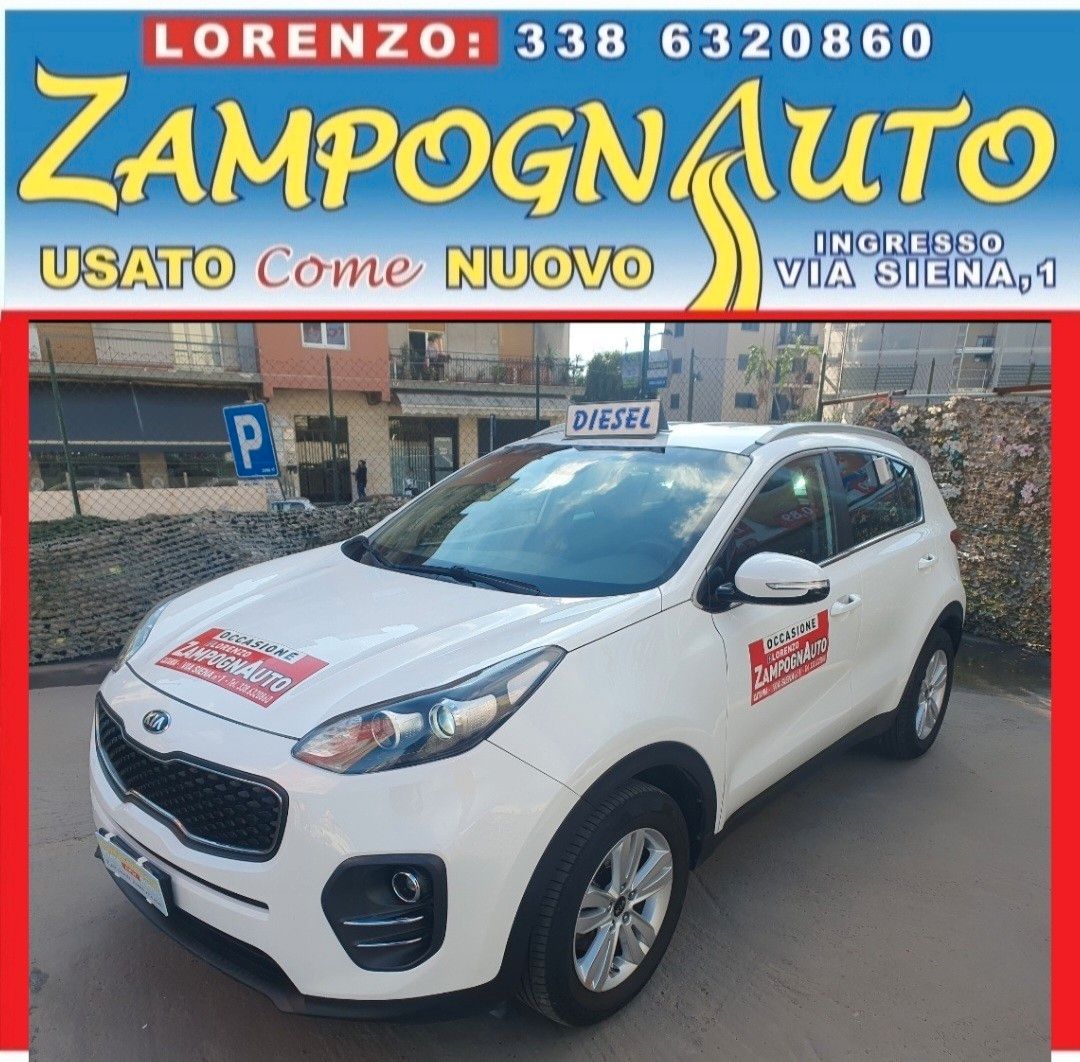 Kia Sportage 1.7 CRDI 2WD 116Cv RETROCAM NAVIGAT FINANZIABILE ZAMPOGNAUTO CT