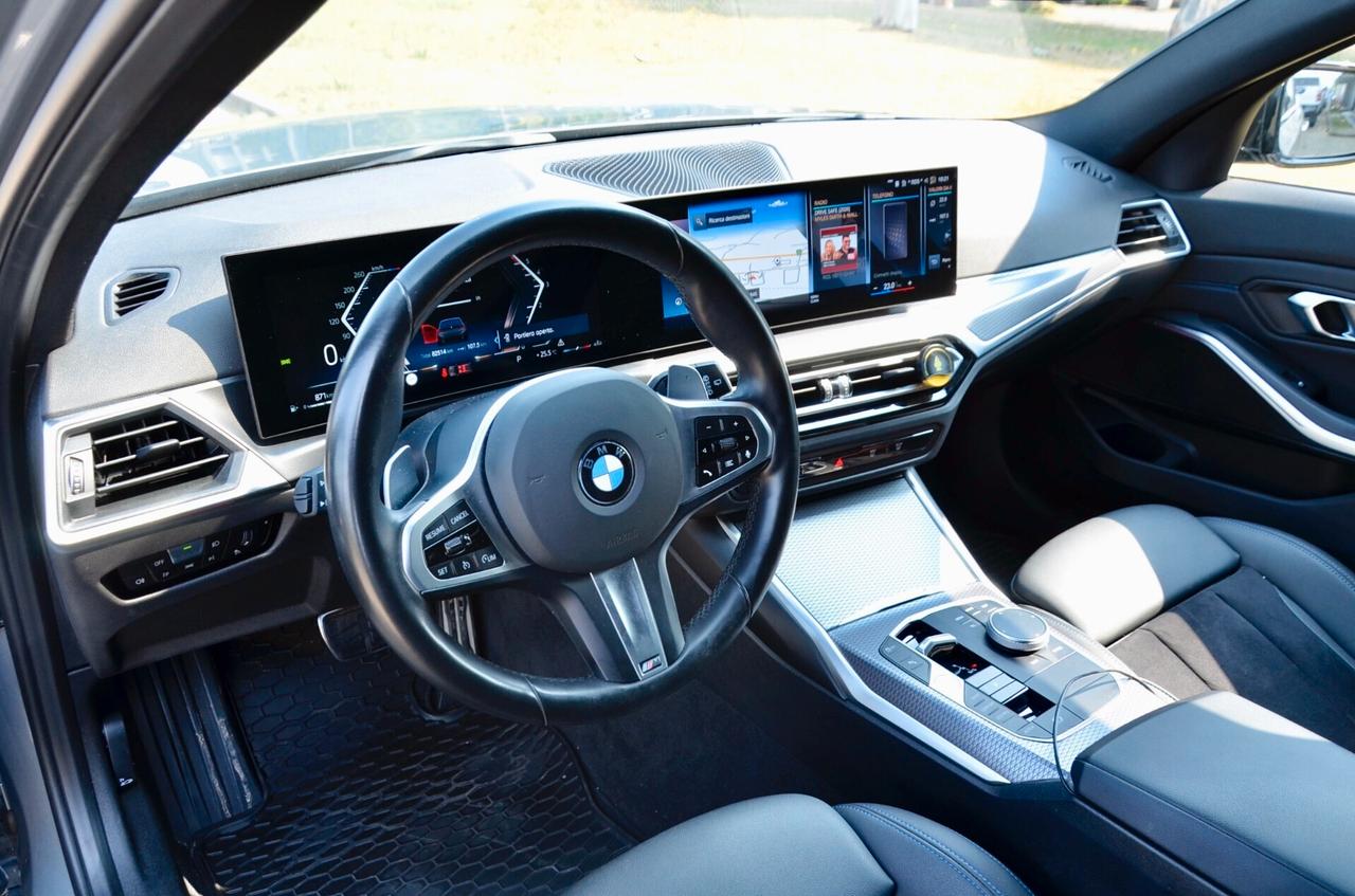 BMW 320d TOURING MILD HYBRID 48V XDRIVE MSPORT 190cv AUTO, GARANZIA BMW FINO AL 2/2028, UNICOPROPRIETARIO, EURO 6D, UFF ITALIANA, SERVICE BMW, PERMUTE