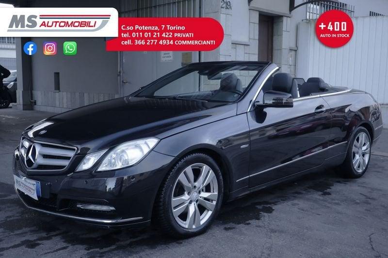 Mercedes-Benz Classe E Mercedes-Benz Classe E 220 CDI Cabrio BlueEFFICIENCY Avantgarde Unicoproprietario