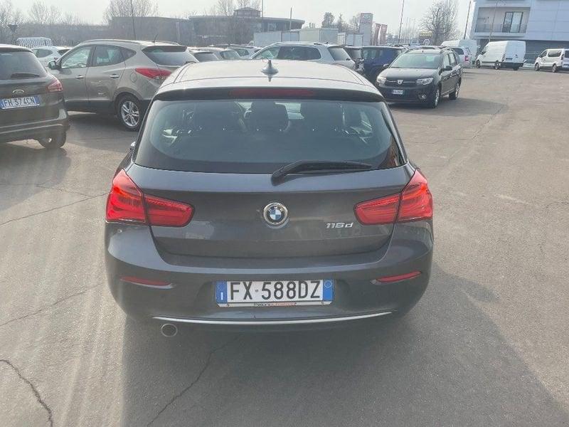 BMW Serie 1 116 d 5p. KM NAVIGATORE-KM CERTIFICATI-GARANZIA