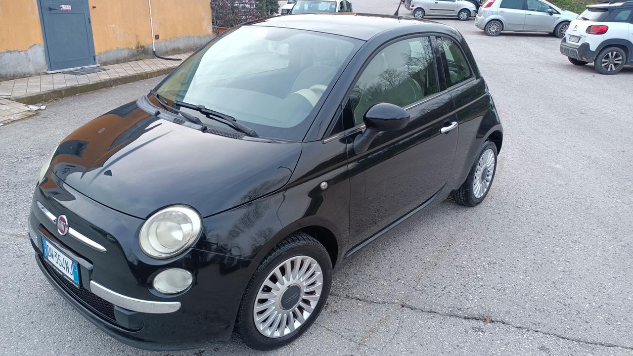 Fiat 500 1.2 benzina Lounge anno 2009