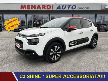 Citroën C3 PureTech 83 S&S Shine OK NEOPATENTATI - PROMO