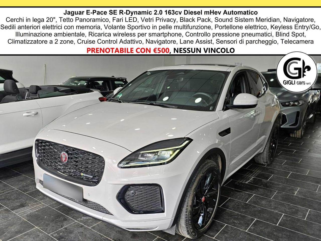 Jaguar E-Pace R-Dynamic SE Navi Camera Tetto C.20" LED BlackPack