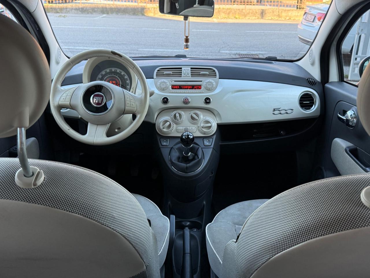 Fiat 500 Bianco speciale cielo panorama 1.2 Lounge